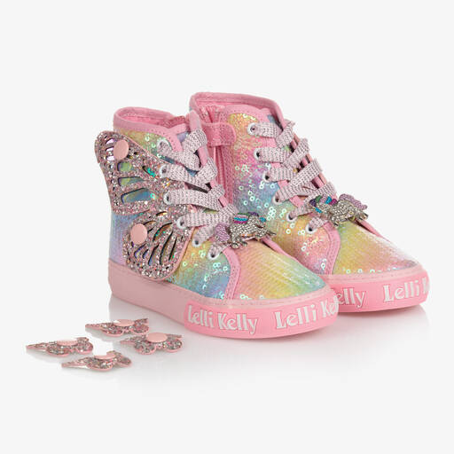 Lelli Kelly-Girls Unicorn Wings High-Top Trainers | Childrensalon Outlet