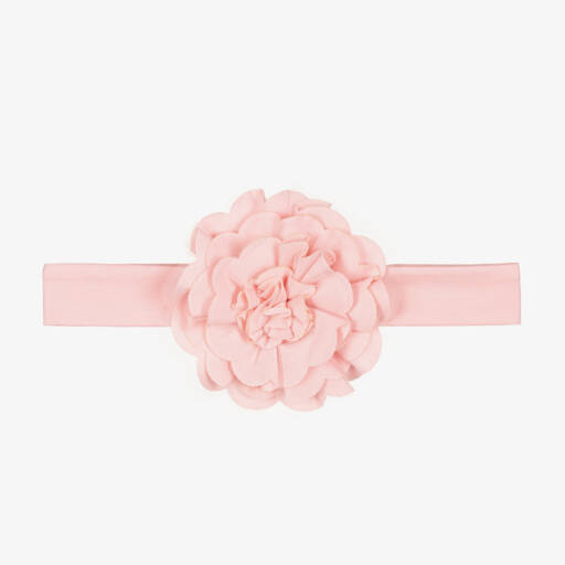 Lemon Loves Layette-Girls Rosy Cotton Blossom Hairband | Childrensalon Outlet