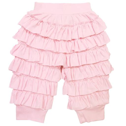 Lemon Loves Layette-Pale Pink Pima Cotton Trousers | Childrensalon Outlet