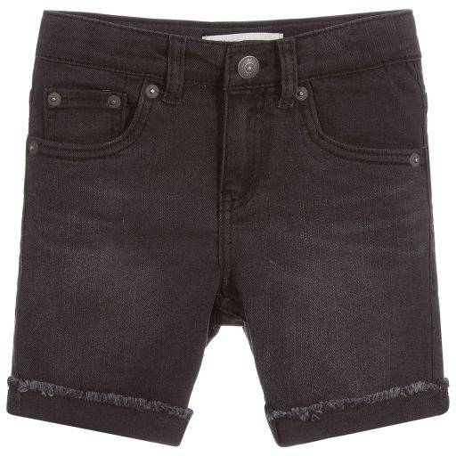 Levi's-Black Denim 511 Shorts | Childrensalon Outlet