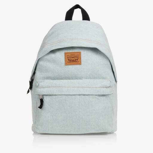Levi's-Blue Denim Backpack (40cm) | Childrensalon Outlet