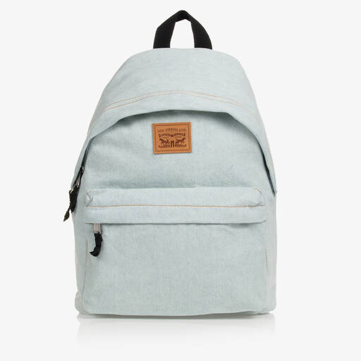 Levi's-Blue Denim Backpack (40cm) | Childrensalon Outlet