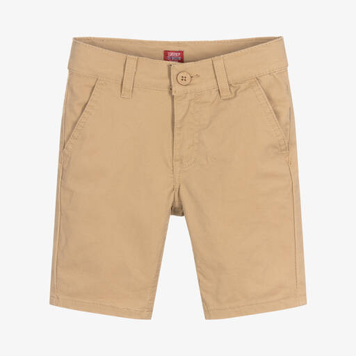 Levi's-Short chino droit beige en coton | Childrensalon Outlet