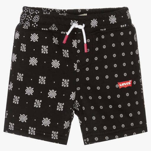 Levi's-Boys Black Jersey Shorts | Childrensalon Outlet
