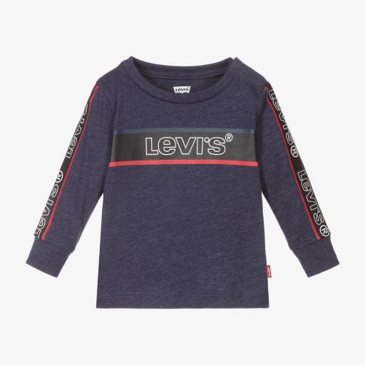 Levi's-Синий хлопковый топ для мальчиков | Childrensalon Outlet