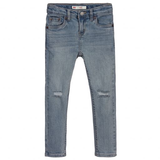 Levi's-Boys Blue Skinny Taper Jeans | Childrensalon Outlet