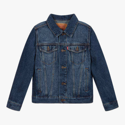 Levi's-Boys Classic Blue Denim Jacket | Childrensalon Outlet