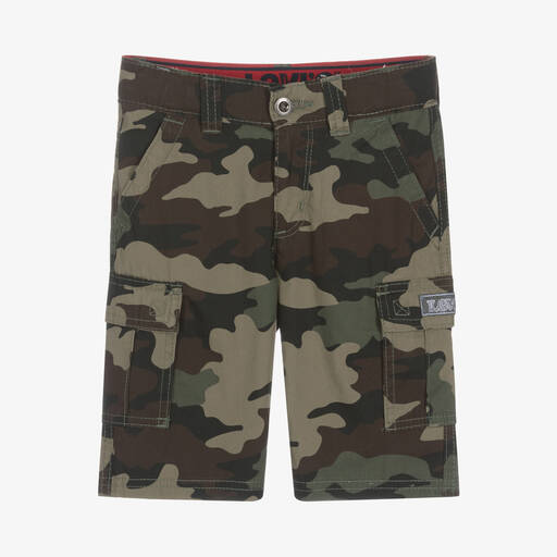 Levi's-Short cargo vert en coton pour garçon | Childrensalon Outlet