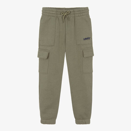 Levi's-Pantalon de survêtement cargo kaki  | Childrensalon Outlet