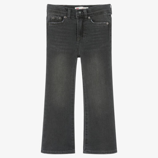 Levi's-Girls Black 726 Flare Denim Jeans | Childrensalon Outlet