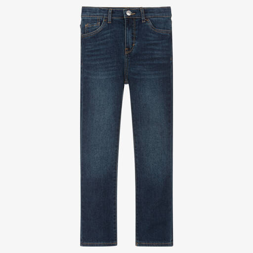 Levi's-Girls Blue Crop Flare Jeans | Childrensalon Outlet