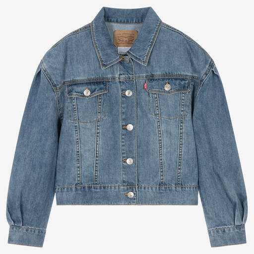 Levi's-Girls Blue Denim Jacket | Childrensalon Outlet