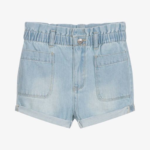 Levi's-Girls Blue Denim Shorts | Childrensalon Outlet