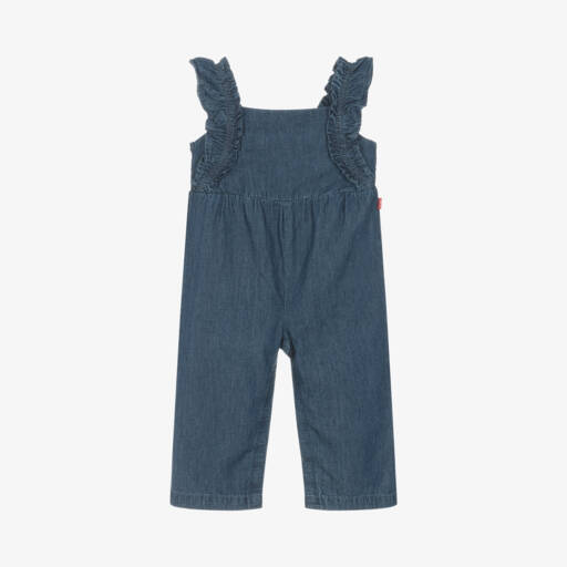 Levi's-جمبسوت شامبراي قطن لون أزرق للبنات | Childrensalon Outlet