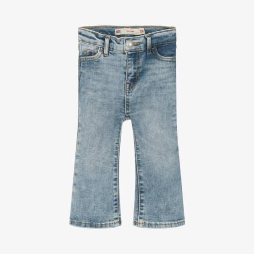 Levi's-جينز 726 بقصة واسعة لون أزرق فاتح للبنات | Childrensalon Outlet