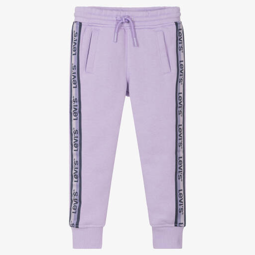 Levi's-Pantalon de jogging lilas en coton | Childrensalon Outlet