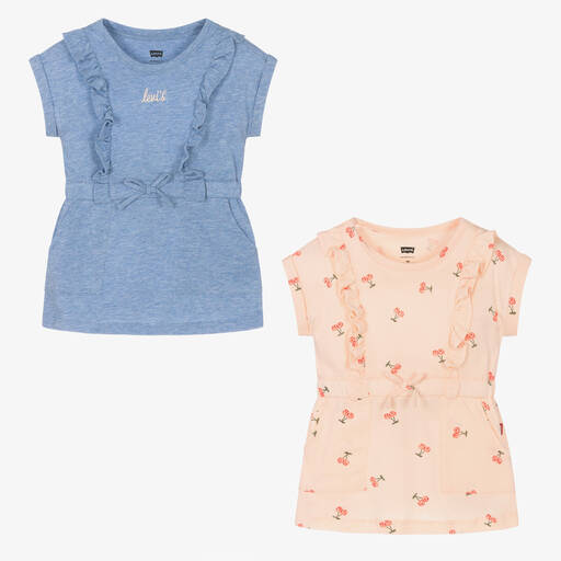 Levi's-Girls Pink & Blue Dresses (2 Pack) | Childrensalon Outlet