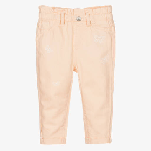 Levi's-Girls Pink Cotton Trousers | Childrensalon Outlet
