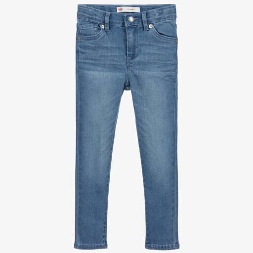 Levi's-بنطلون جينز أزرق ناعم للبنات | Childrensalon Outlet