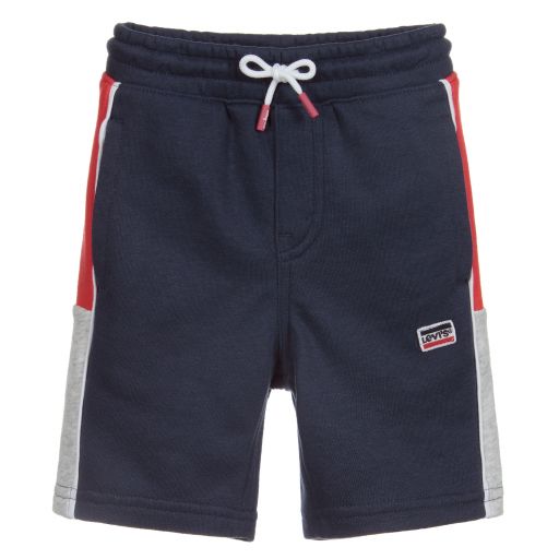 Levi's-Navy Blue Logo Shorts | Childrensalon Outlet