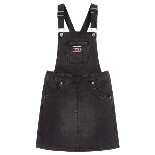 Levi's-Teen Black Pinafore Dress | Childrensalon Outlet