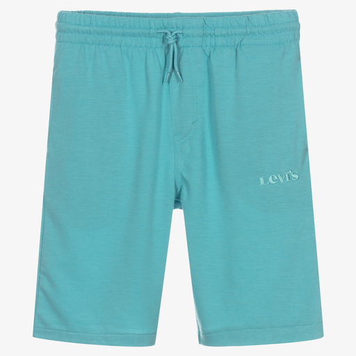 Levi's-Teen Boys Blue Jersey Shorts | Childrensalon Outlet