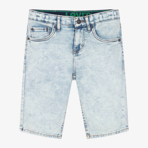 Levi's-Teen Boys Blue Slim Fit Denim Shorts | Childrensalon Outlet
