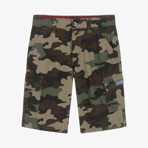 Levi's-Teen Boys Green Cotton Cargo Shorts | Childrensalon Outlet