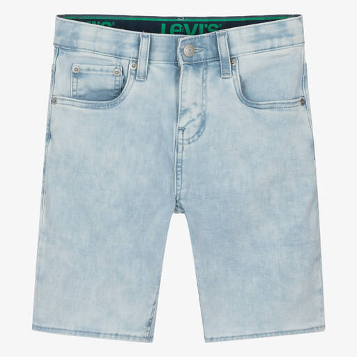 Levi's-Teen Boys Light Blue Slim Fit Denim Shorts | Childrensalon Outlet