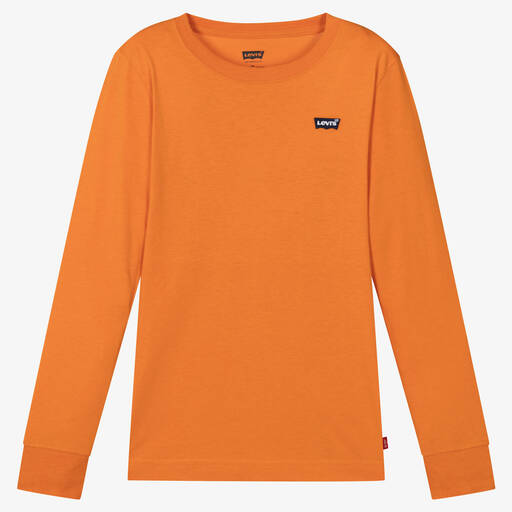 Levi's-Teen Boys Orange Cotton Top | Childrensalon Outlet
