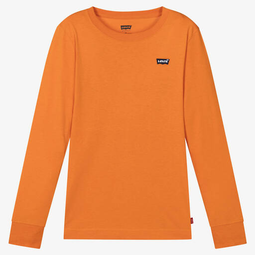 Levi's-Оранжевый хлопковый топ | Childrensalon Outlet