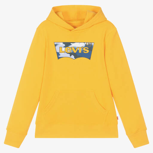 Levi's-Желтая хлопковая худи | Childrensalon Outlet