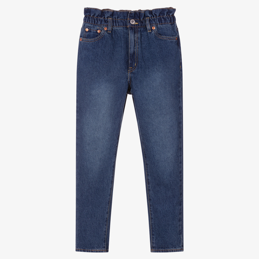 Levi's-Teen Girls Blue Paper Bag Jeans | Childrensalon Outlet
