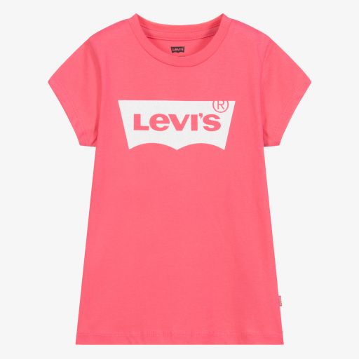 Levi's-T-shirt rose Ado fille | Childrensalon Outlet
