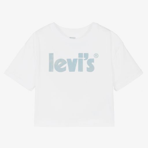 Levi's-Weißes Teen T-Shirt für Mädchen | Childrensalon Outlet