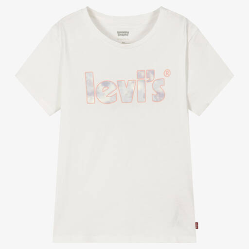 Levi's-Белая футболка для подростков | Childrensalon Outlet