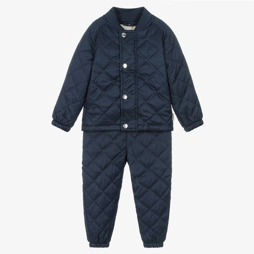 Liewood-Blue Thermal Jacket & Trouser Set | Childrensalon Outlet
