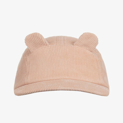 Liewood-Girls Pink Corduroy Cap | Childrensalon Outlet