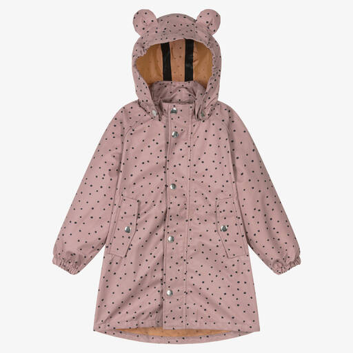 Liewood-Girls Pink Waterproof Raincoat | Childrensalon Outlet
