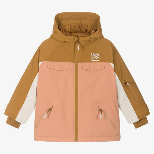 Liewood-Розово-желтая лыжная куртка | Childrensalon Outlet