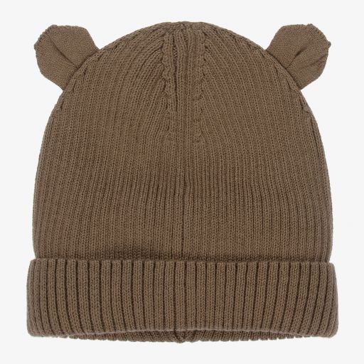 Liewood-Green Knitted Beanie Hat | Childrensalon Outlet