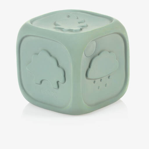 Liewood-Green Rubber Toy Dice (10cm) | Childrensalon Outlet