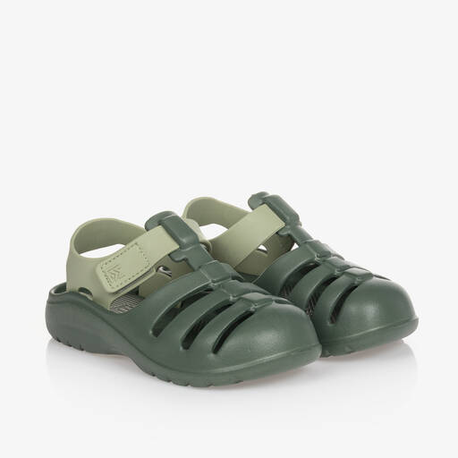 Liewood-Khaki Green Jelly Sandals | Childrensalon Outlet