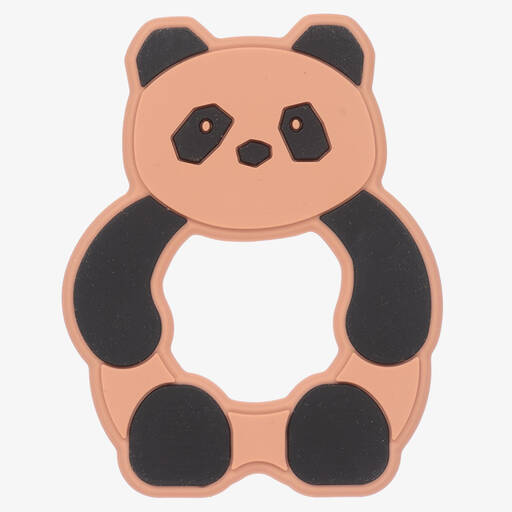 Liewood-Pink Panda Silicone Teether (10cm) | Childrensalon Outlet