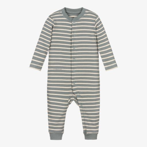 Liewood-Striped Organic Cotton Romper | Childrensalon Outlet