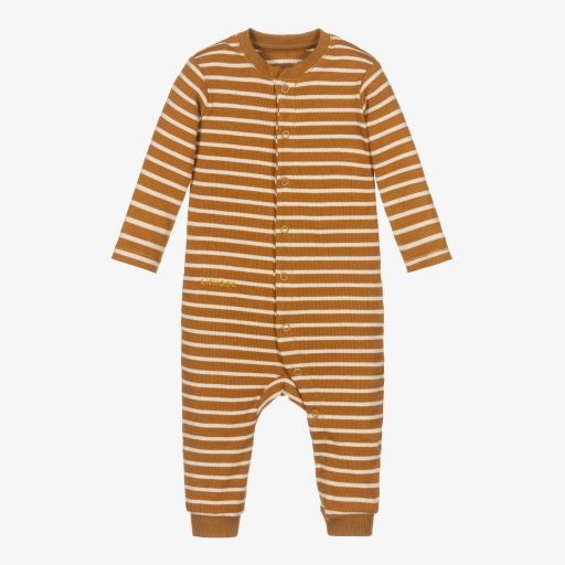 Liewood-Striped Organic Cotton Romper | Childrensalon Outlet
