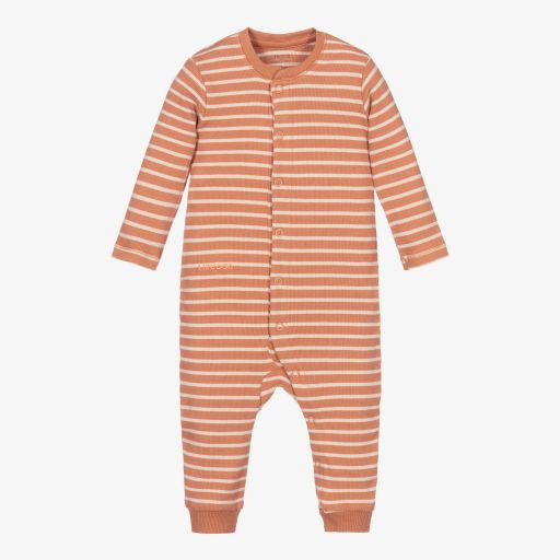 Liewood-Striped Organic Cotton Romper | Childrensalon Outlet