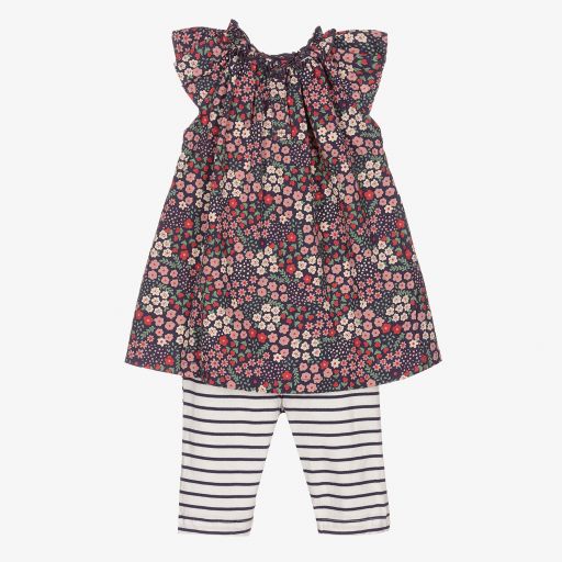 Lilly and Sid-Organic Cotton Baby Dress Set | Childrensalon Outlet