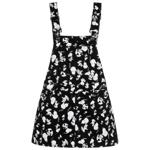 Little Eleven Paris- Cotton Snoopy Pinafore Dress | Childrensalon Outlet