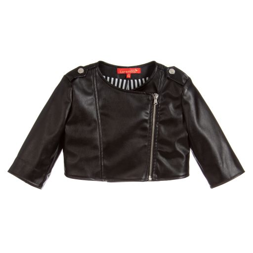 Loredana-Girls Faux Leather Jacket | Childrensalon Outlet